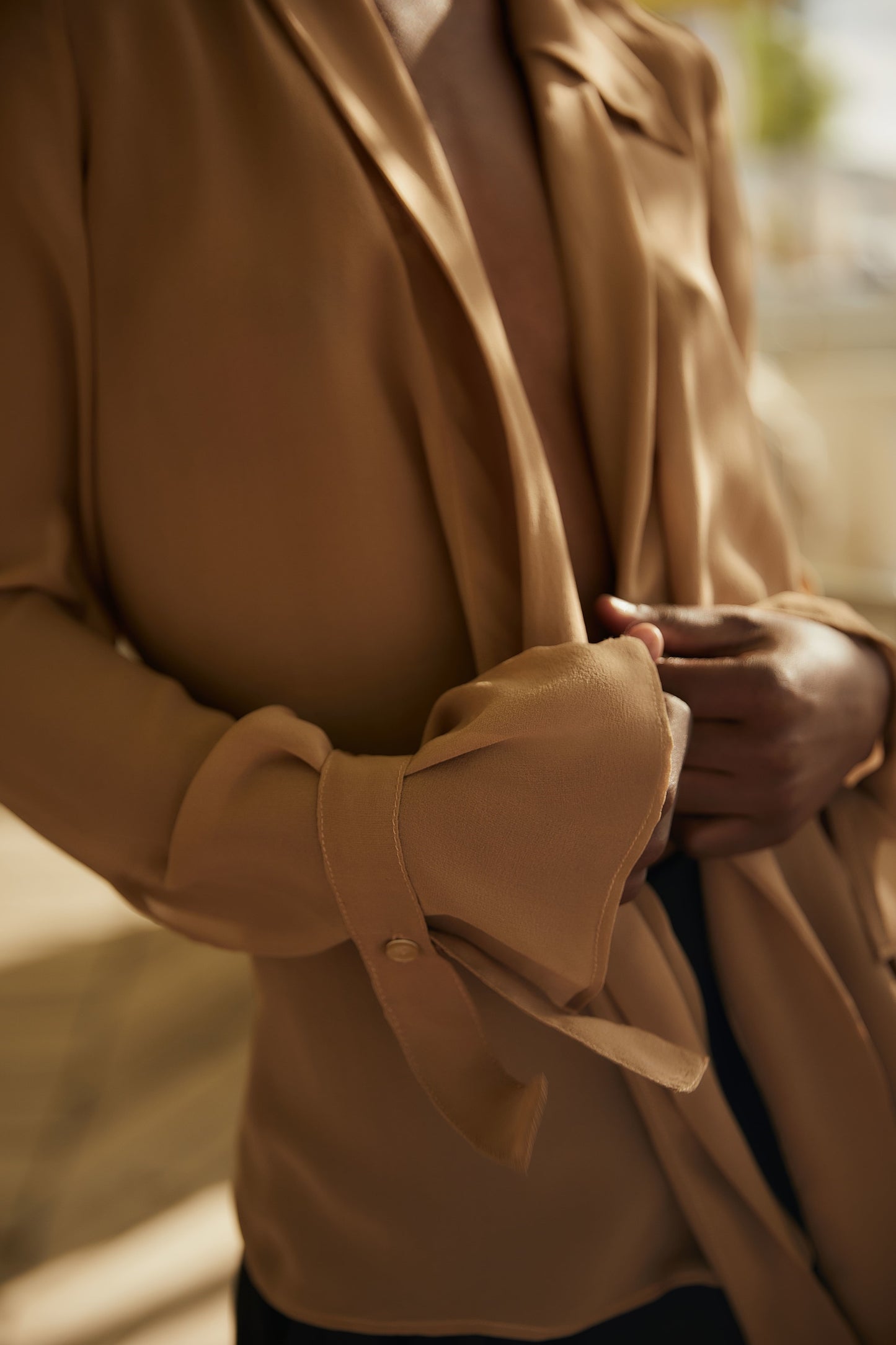 Leichte Roll-up-Bluse