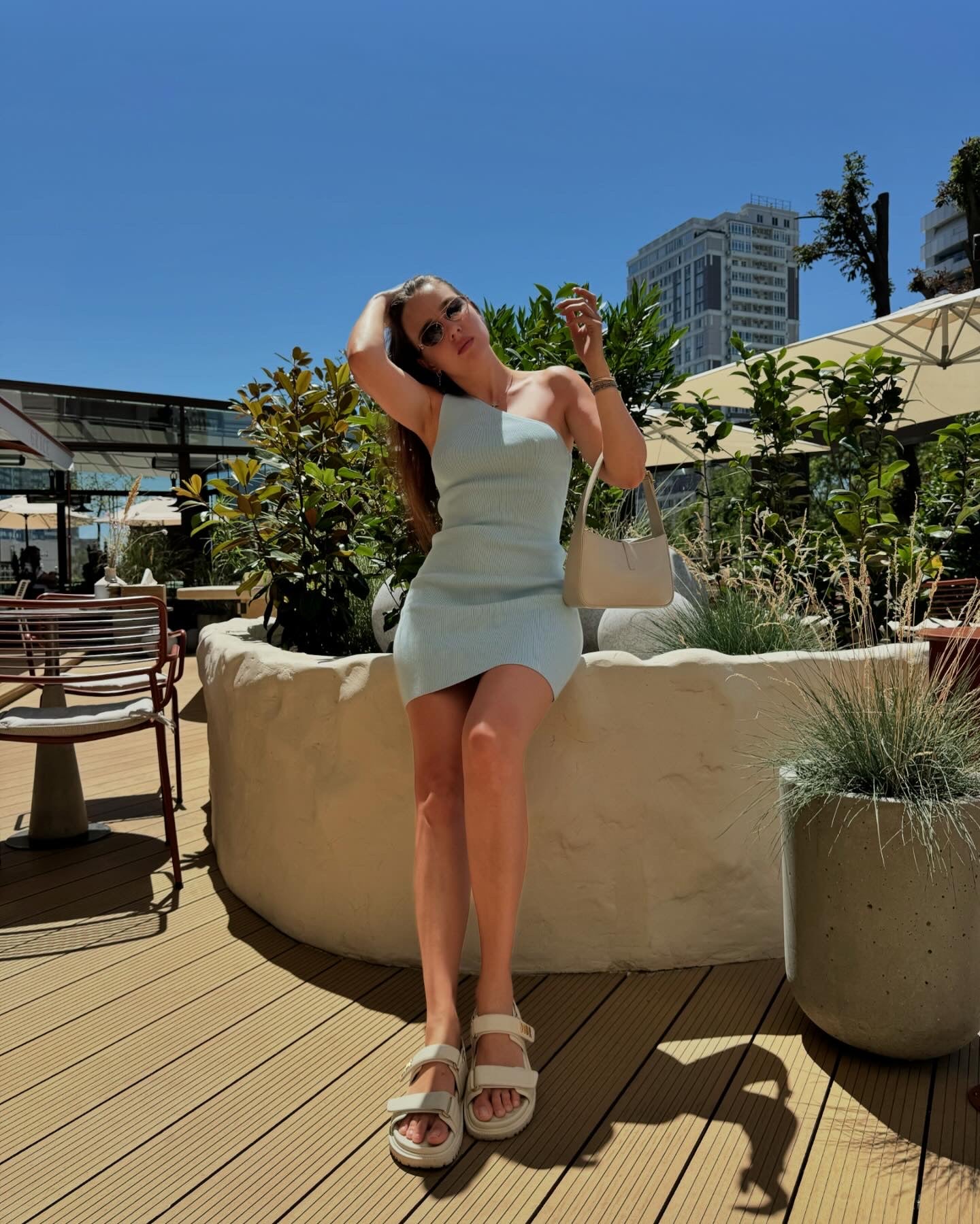 “Porsha” One shoulder dress